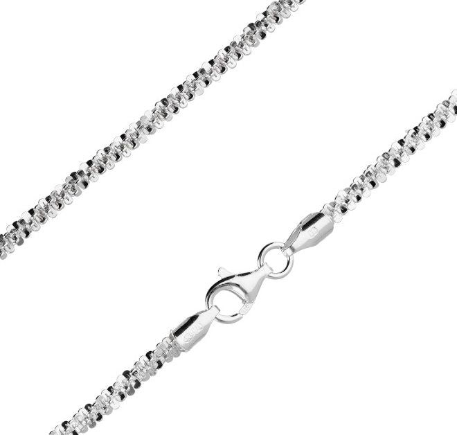 Silver Chain, Rock G050 L19 cm