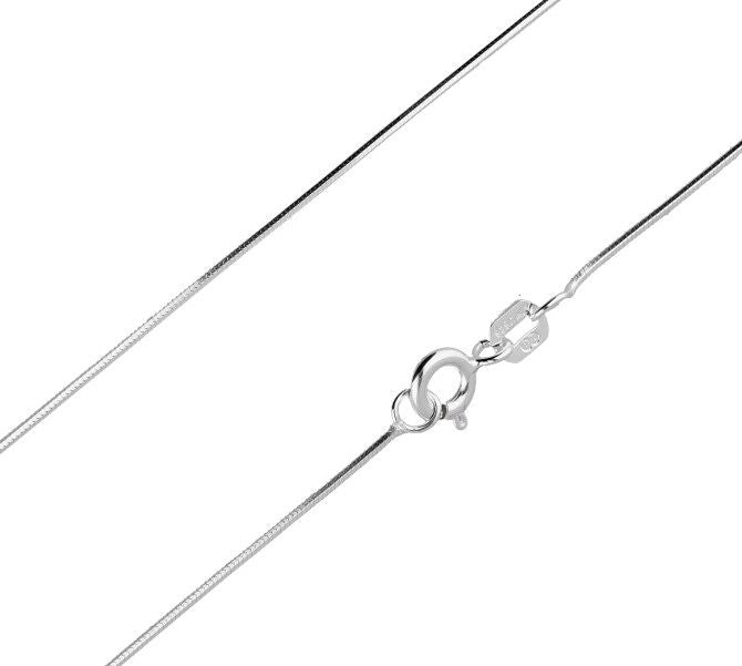 Silver Chain, Octagonal Rope G015 L45 cm