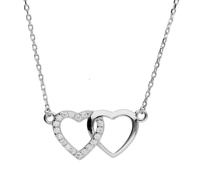 Silver Necklace Heart