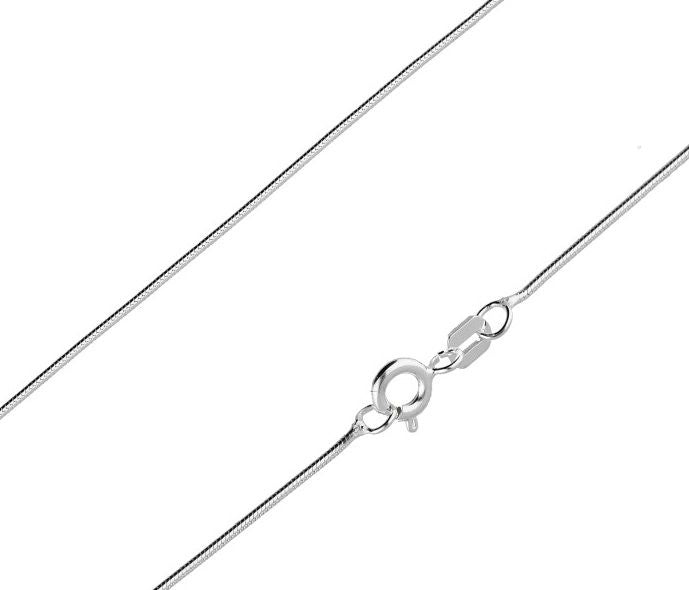 Silver Chain, Round Rope G020 L55 cm