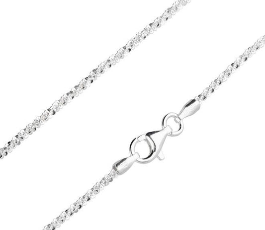 Silver Chain, Rock G030 L45 cm