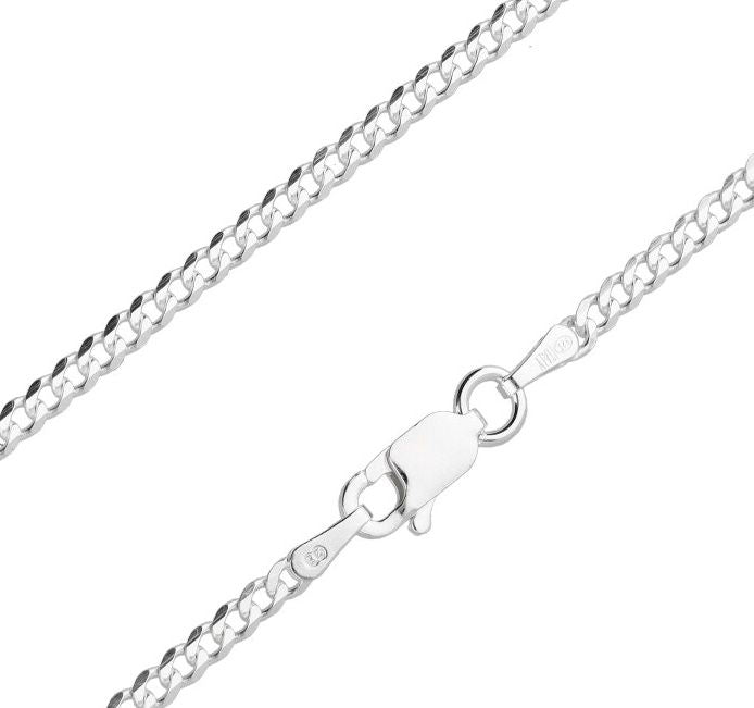 Silver Chain, Piatta Flat Profile G060 L50 cm