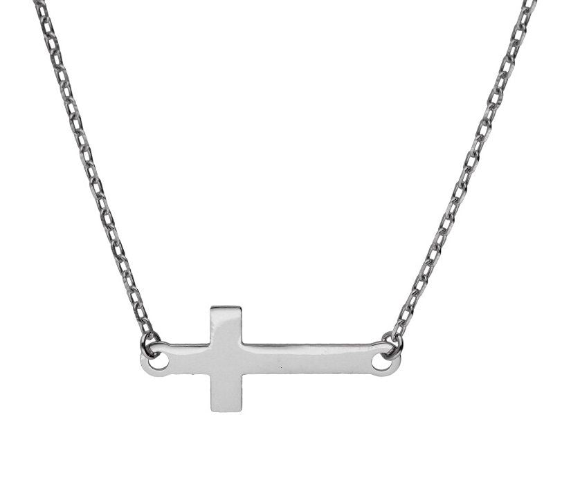 Silver Necklace Cross