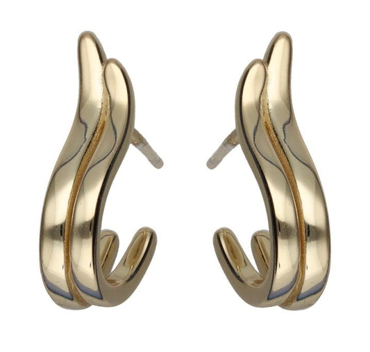 Silver Earrings Gold Plated