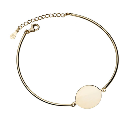 Silver Bracelet Gold Plated