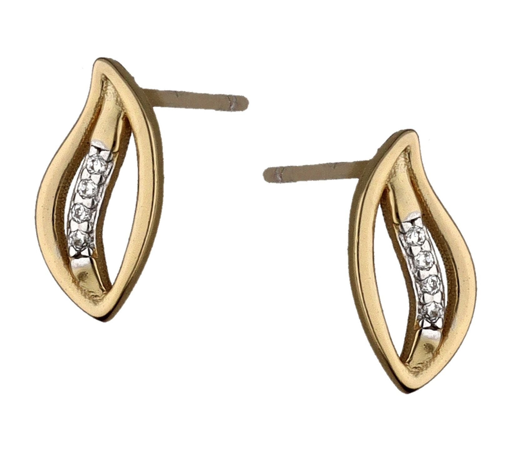 Silver Earrings Gold & Rhodium