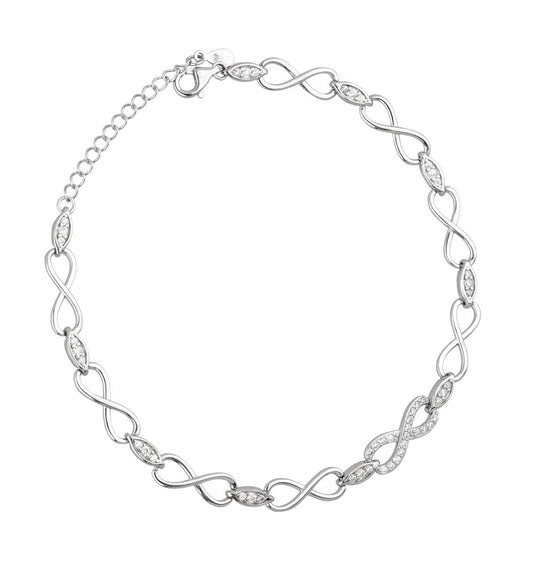 Silver Bracelet Infinity