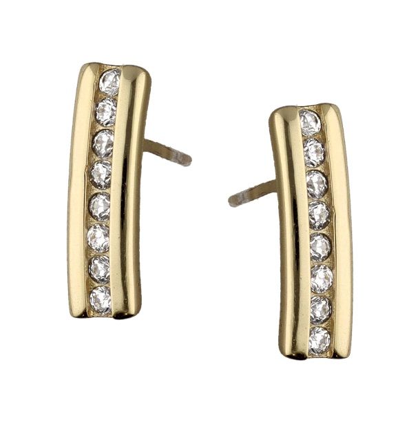 Silver Earrings Gold