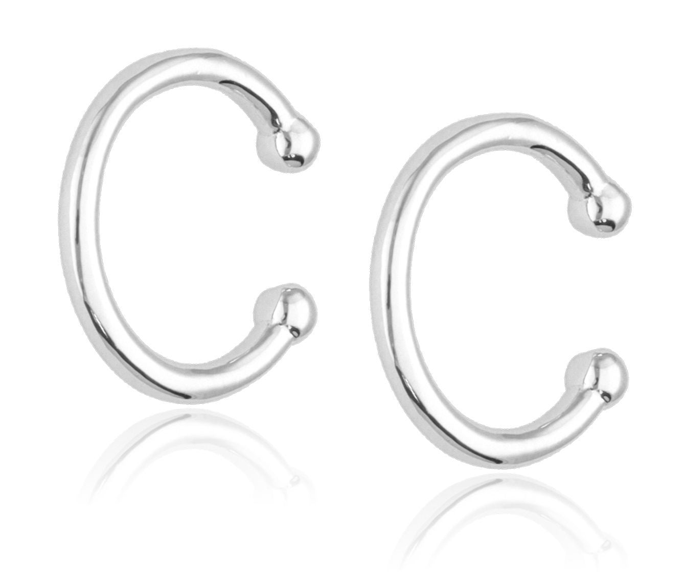 Silver Earrings Earpiece