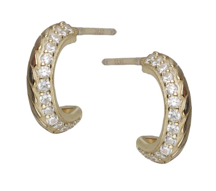 Silver Earrings Gold