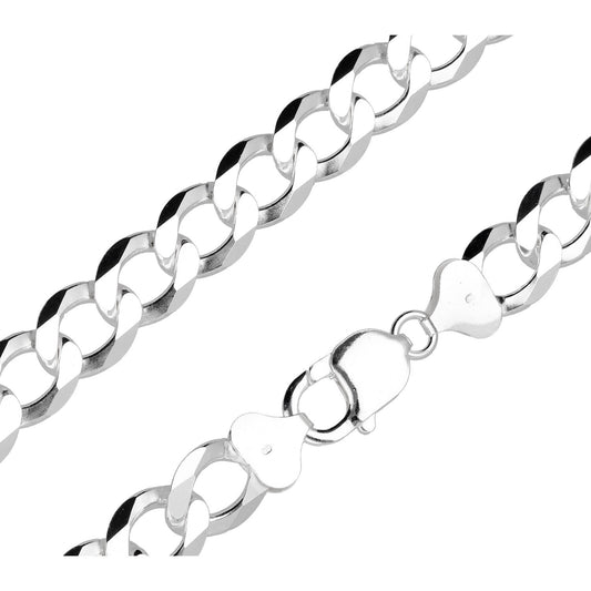 Silver Chain, Piatta Flat Profile G300 L55 cm