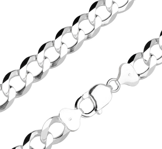 Silver Chain, Piatta Flat Profile G300 L60 cm