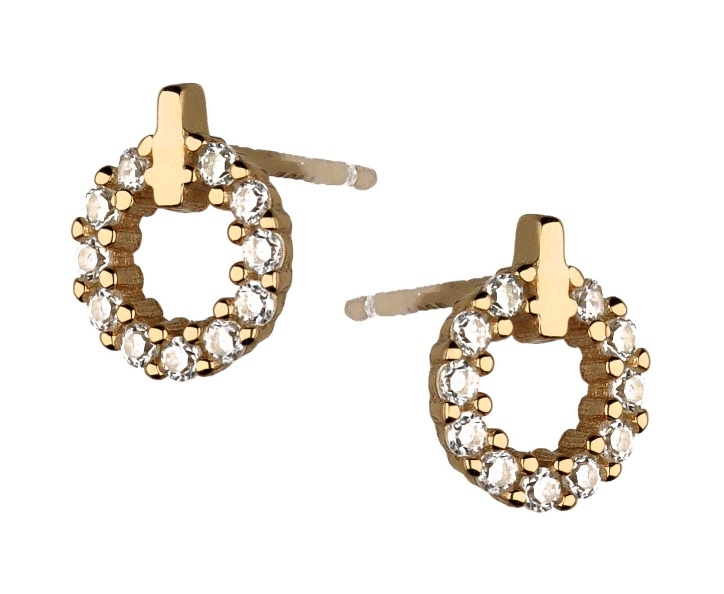 Silver Earrings Gold Plated