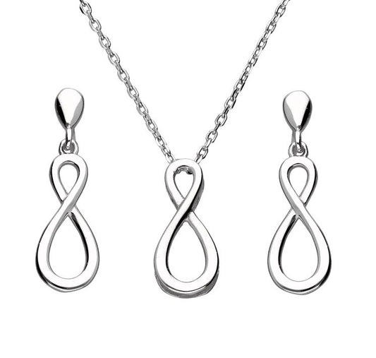 Silver Jewelry Set Length 43+3