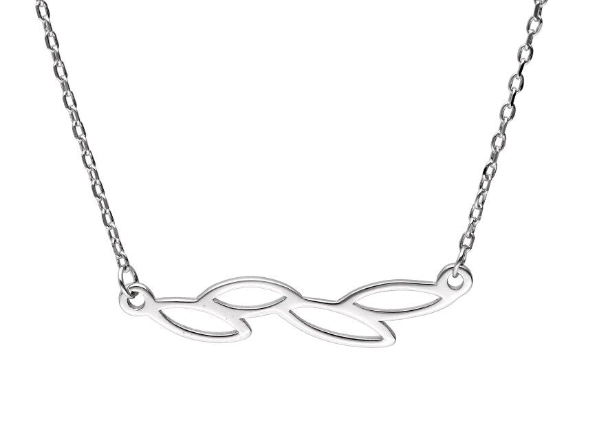 Silver Necklace 43+3cm