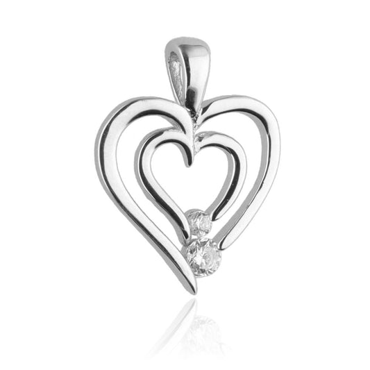 Silver Pendant Heart