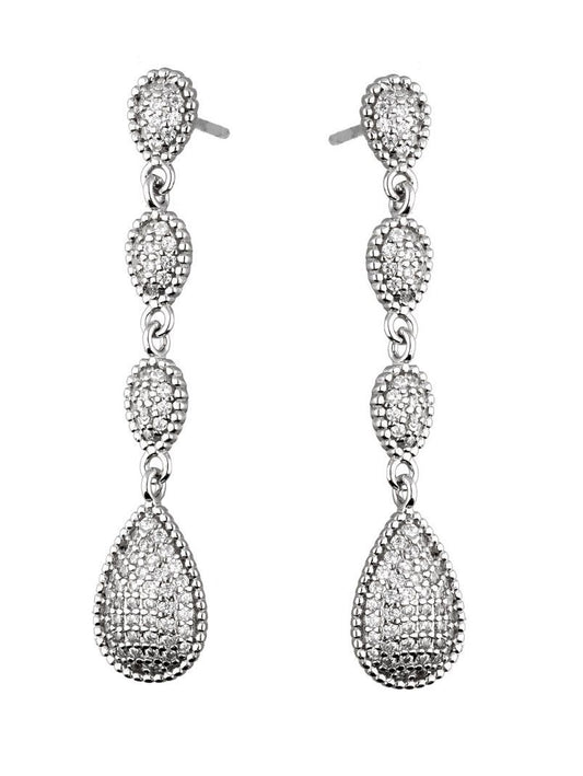 Silver Earrings Wedding