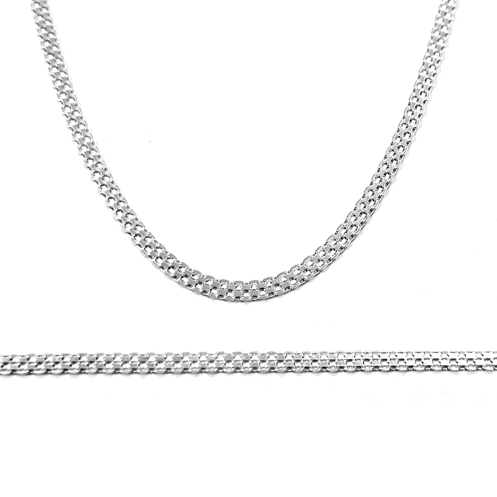 Silver Chain, Bismark 18 3L G030 L45 cm