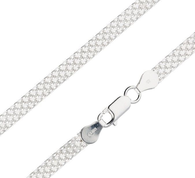 Silver Chain, Bismark 18 4L G040 L18 cm