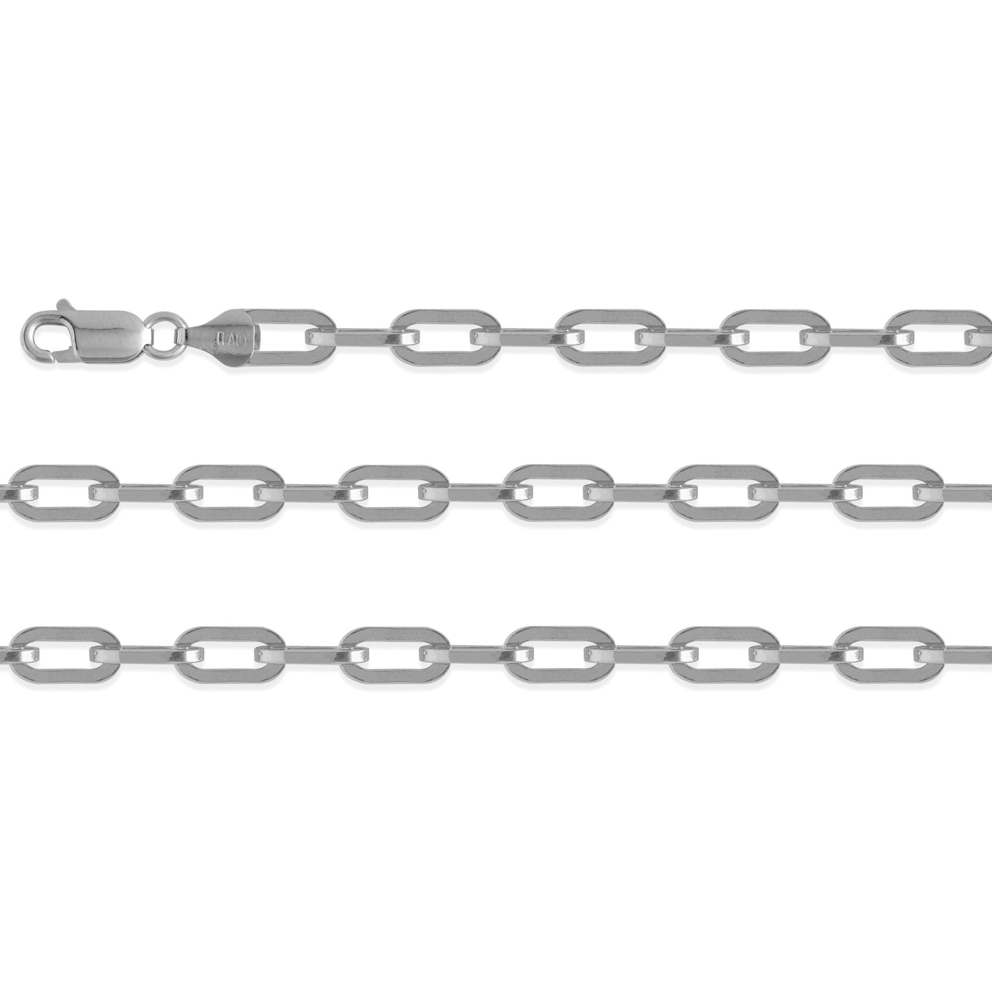 Silver Chain, Bronx G100 L18 cm Silver Plated