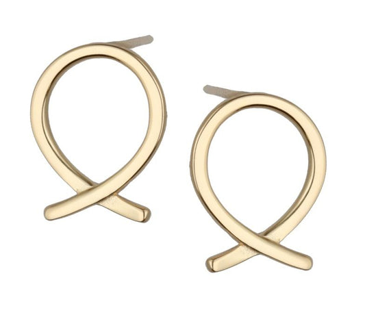 Silver Earrings Gold Plated