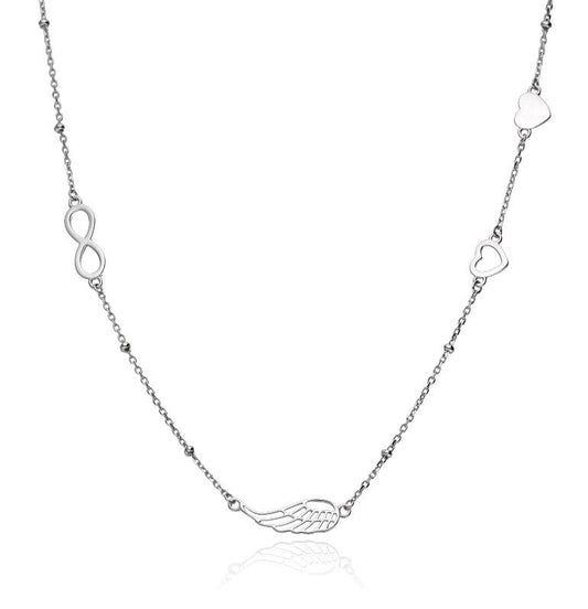 Silver Necklace 43+3