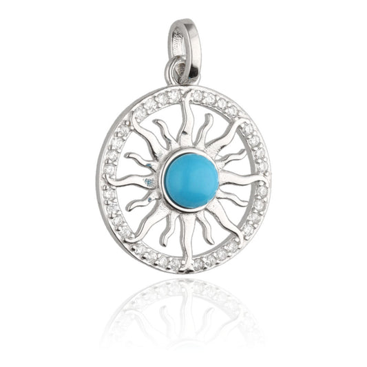 Silver Pendant Sun