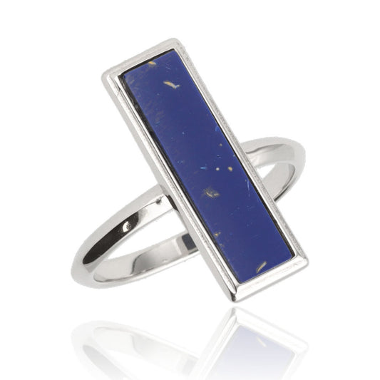 Silver Ring Us Sizes: #6.5 #7.5 #8.5 Lapis Lazuli