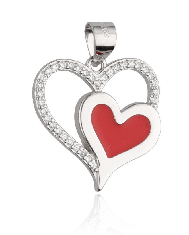 Silver Pendant Heart