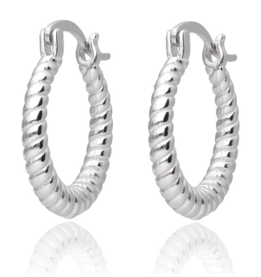 Silver Earrings 18mm