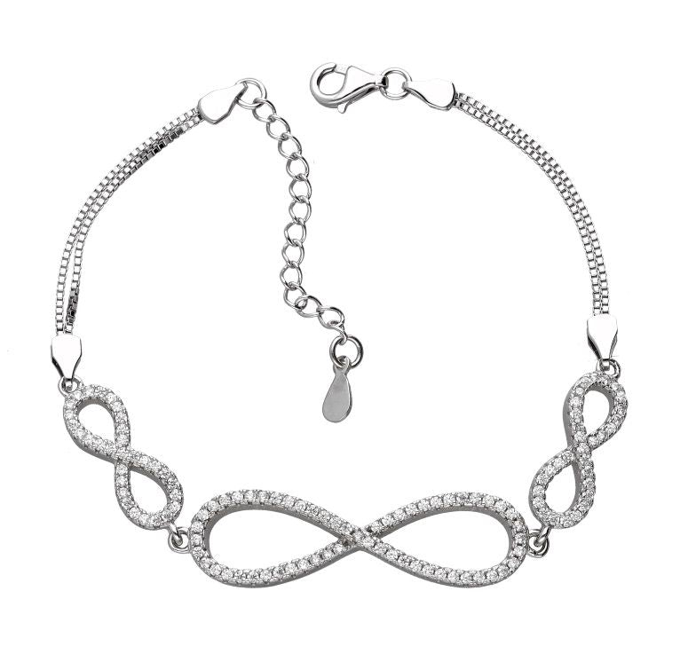 Silver Bracelet Infinity