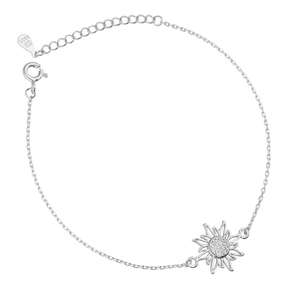 Silver Bracelet Sun