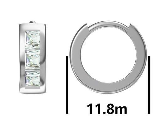 Sudraba auskari 11.8M