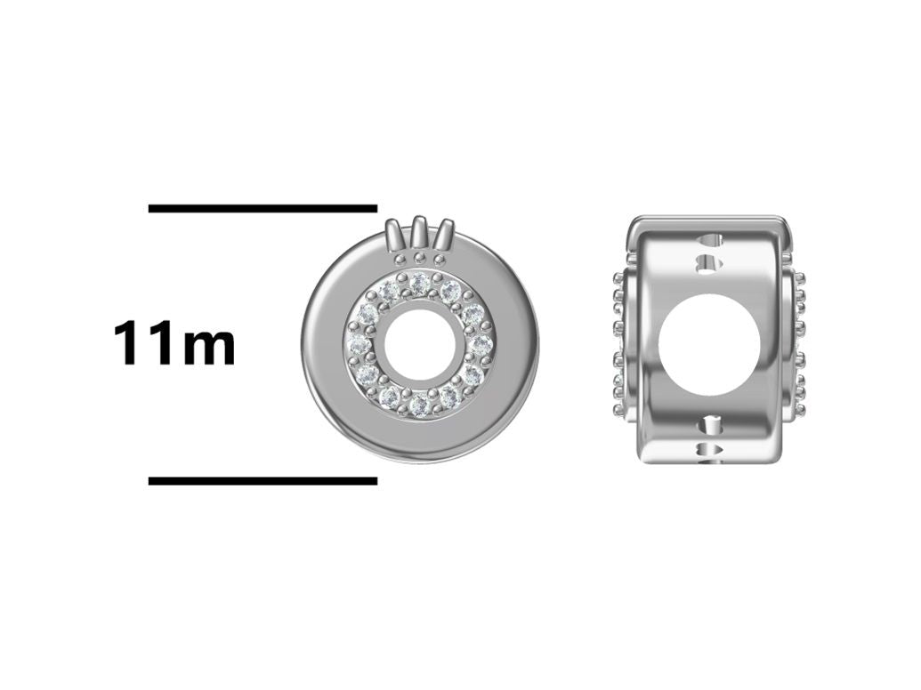 Sudraba kulonu krelles 11M