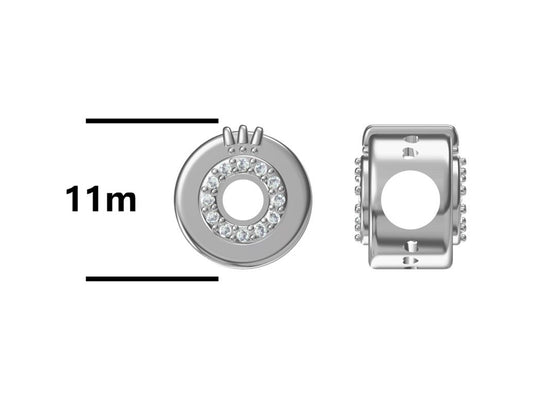 Sudraba kulonu krelles 11M