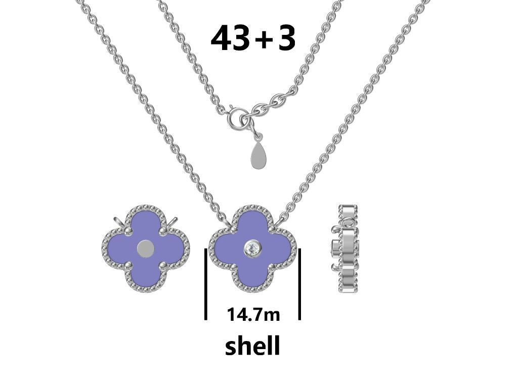 Sudraba kaklarota Āboliņa apvalks 43+3