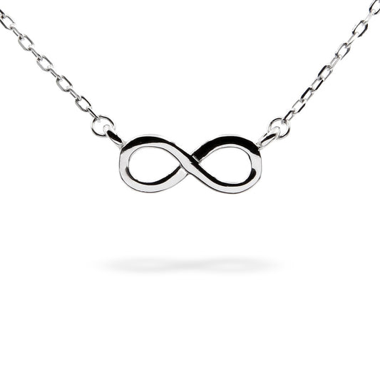 Silver Necklace Infinity