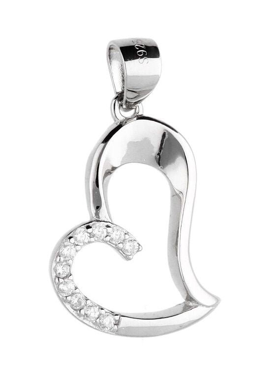 Silver Pendant Heart