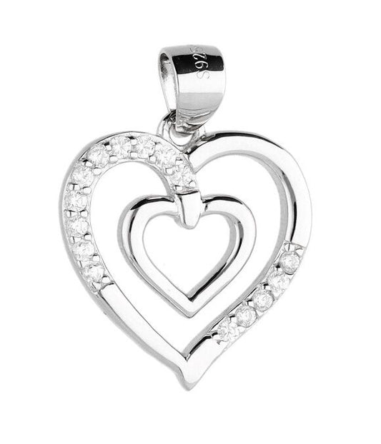 Silver Pendant Heart