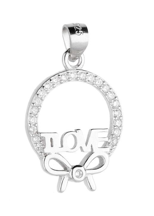 Silver Pendant Dep0154 Bow