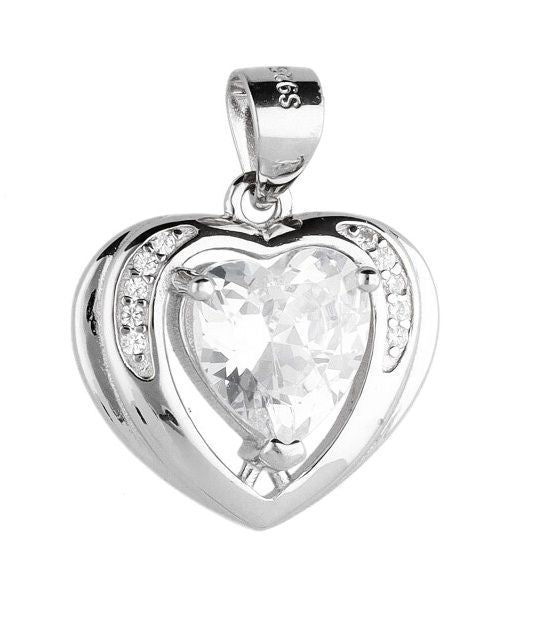 Silver Pendant Aand303 Heart