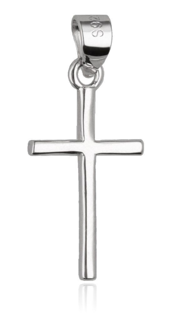 Silver Pendant 15x10 mm Cross