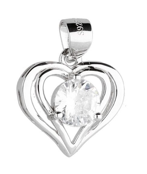 Silver Pendant Aand295 Heart