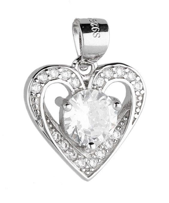 Silver Pendant Aand302 Heart