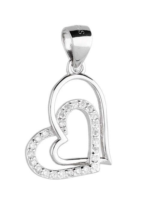 Silver Pendant Aand122 Heart