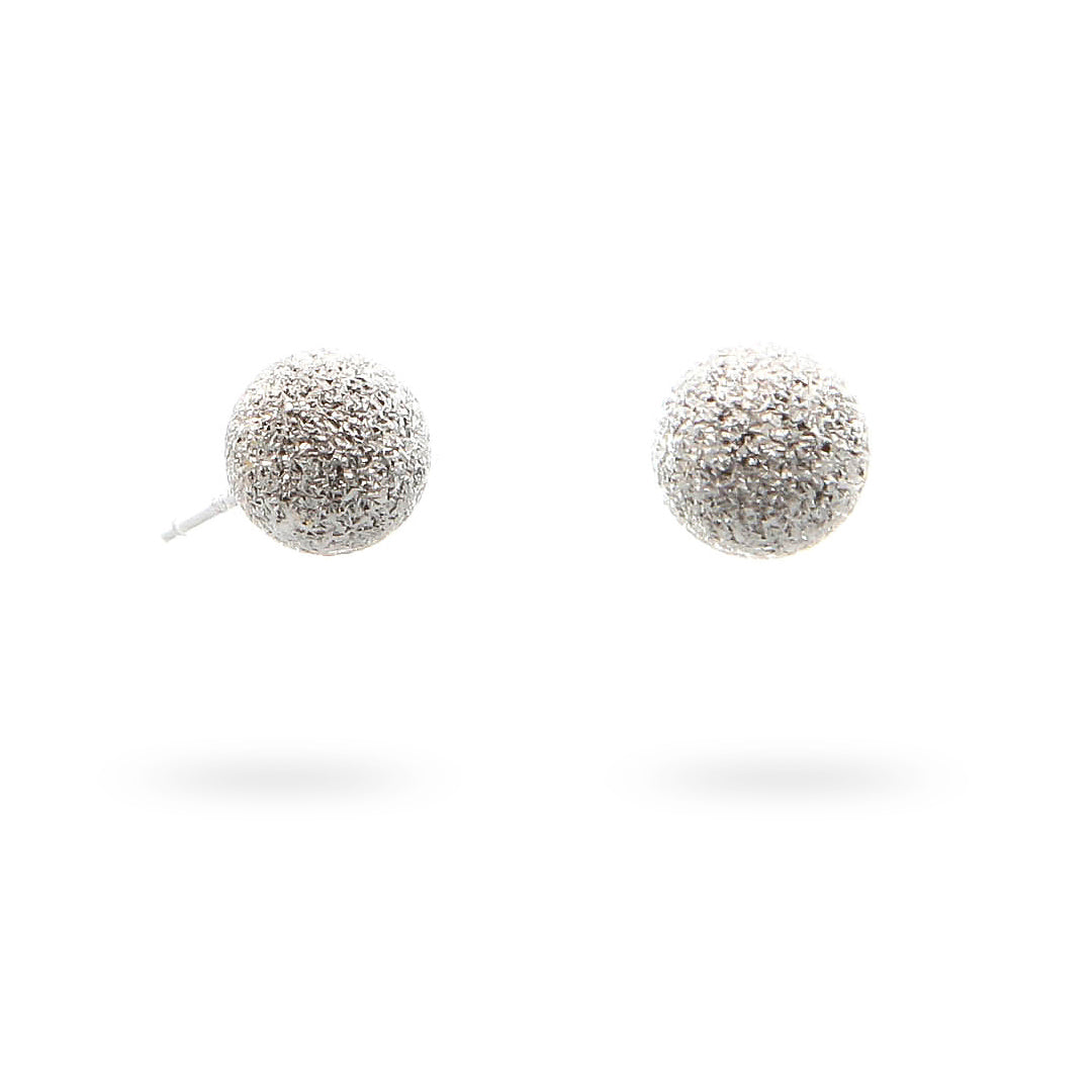 Silver Earrings 7mm Ball