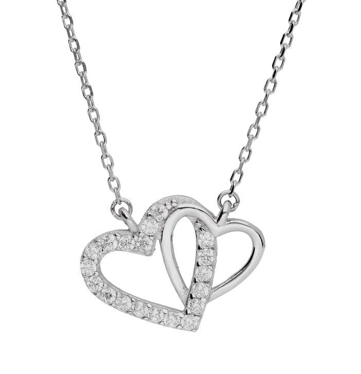 Silver Necklace Heart