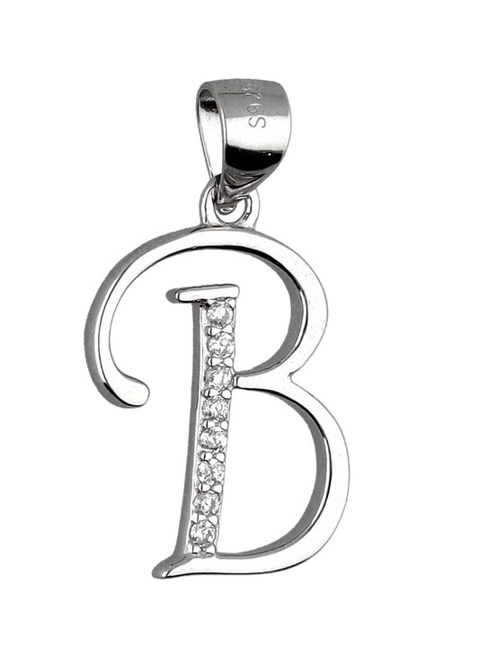 Silver Pendant Letters