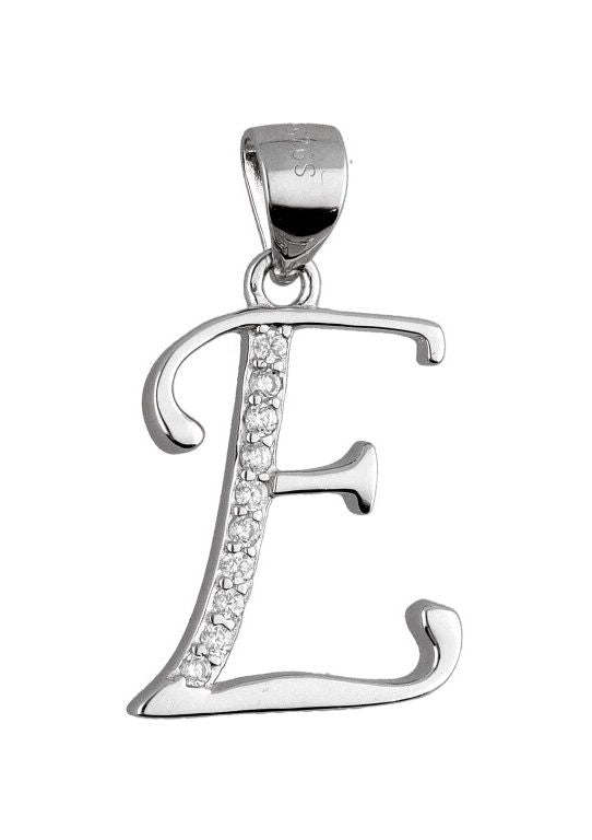 Silver Pendant Letters