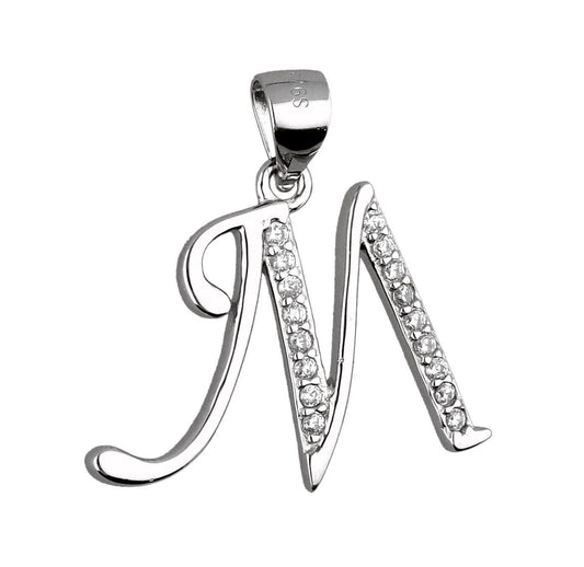 Silver Pendant Letters